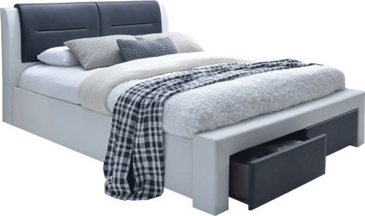 Lisa s�ngram 140x200 cm - Svart/vit