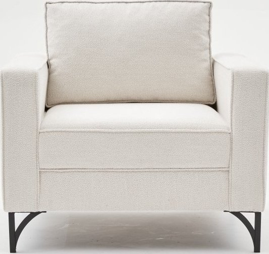 Berlin fåtölj - Gräddvit/svart Berlin fåtölj - Gräddvit/svart