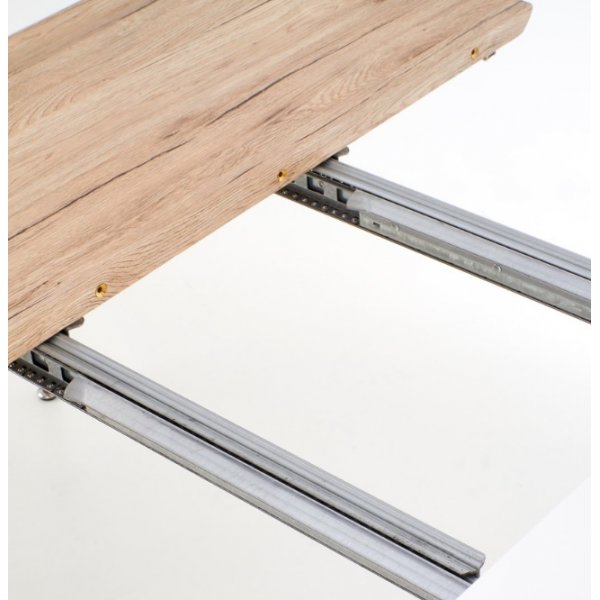 Table  manger extensible Preston 160-200 cm - Blanc/Chne