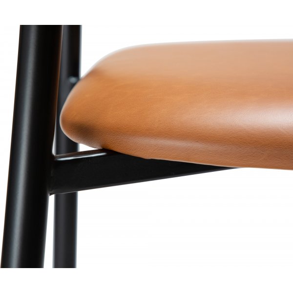 Chaise de comptoir Rover - PU marron clair Chaise de comptoir Rover - PU marron clair