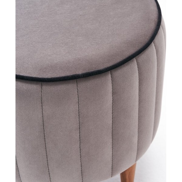 Pouf Lindy - Gris Pouf Lindy - Gris