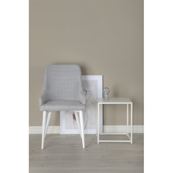 Chaise de salle à manger Paradis - Gris clair/blanc Chaise de salle à manger Paradis - Gris clair/blanc