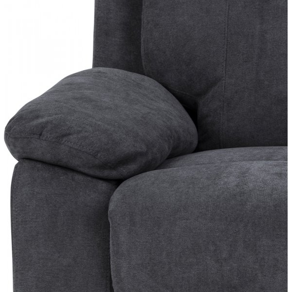 Canapé inclinable 3 places Mora - Gris Canapé inclinable 3 places Mora - Gris