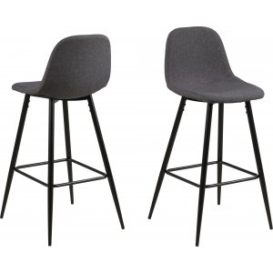 Wilma barstol 101 cm - Gr/svart