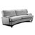 Howard Luxor svängd 4-sits soffa - Valfri färg + Möbelvårdskit för textilier
