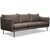 Bjrndal 3-sits soffa - Mrkbrunt ecolder + Flckborttagare fr mbler
