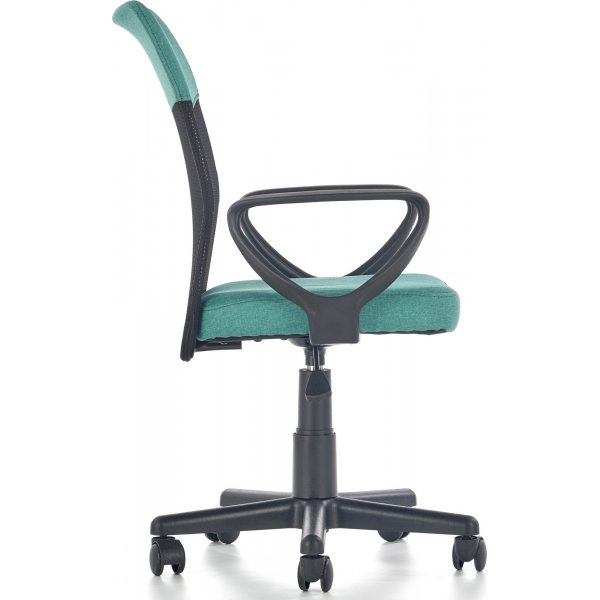 Chaise de bureau Matthias - Turquoise/noir Chaise de bureau Matthias - Turquoise/noir