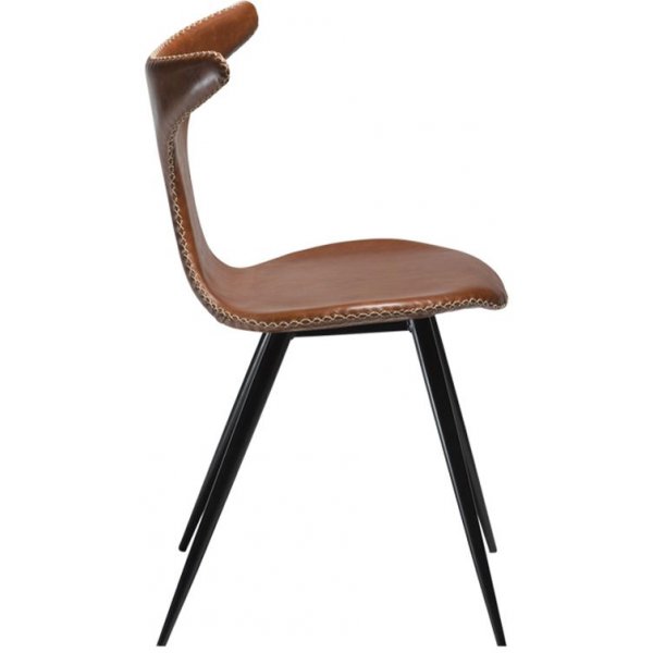 Chaise de salle à manger Dolphin - Marron clair vintage Chaise de salle à manger Dolphin - Marron clair vintage