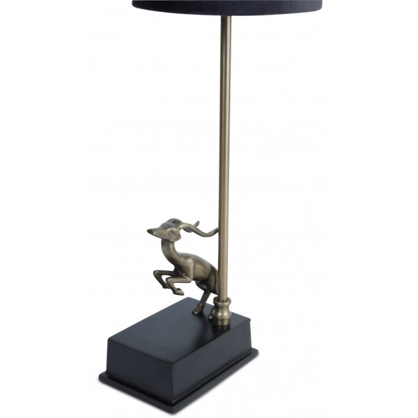 Antilop Lampfot H40 cm - Antik mssing