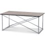 Granit soffbord 110x60 cm - Donau Granit & underrede Paladium krom