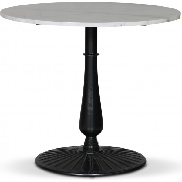 Flair runt matbord Ø85 cm - Mystery E100 fot / Ljus marmor