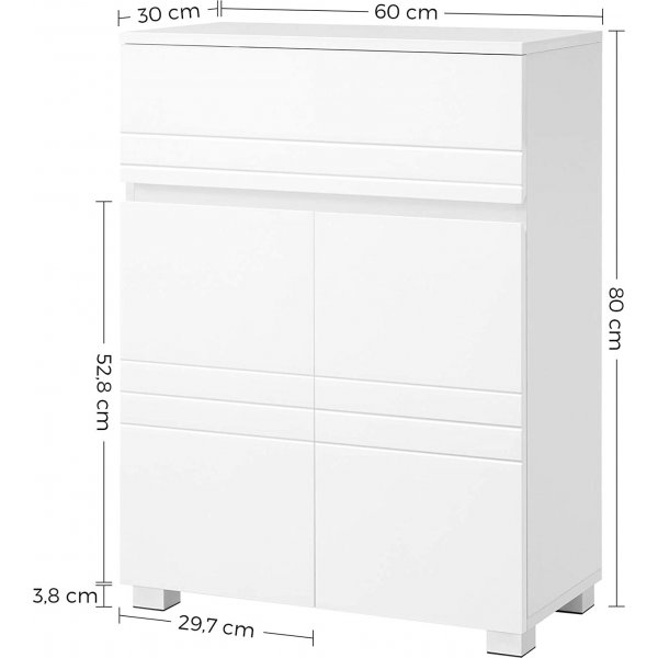 Armoire Tyra - Blanc Armoire Tyra - Blanc