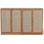 Level sideboard i oljad ek med drrar i rotting 140 cm