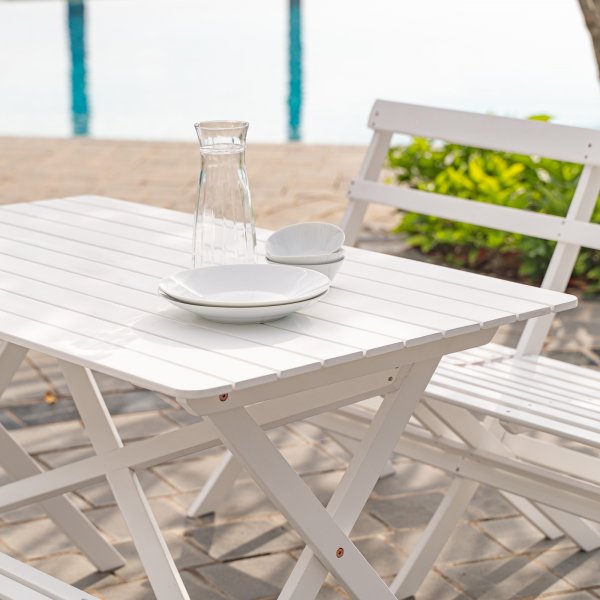 Björkö matbord - Vit Björkö matbord - Vit