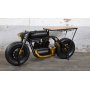Vector biker motorcykel barbord/bardisk - Svart/guldig