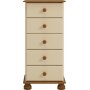 Richmond smal byr med 5 ldor - Brun/grddvit