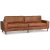Sandö 3,5-sits soffa 260 cm - Cognac ecoläder