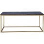 Accent 110x60 cm soffbord i gr marmor med mssings underrede