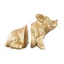 Bokstd gris - Guld