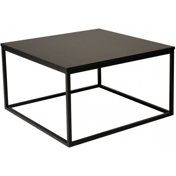 Table basse corbeau 80x80 - Noir