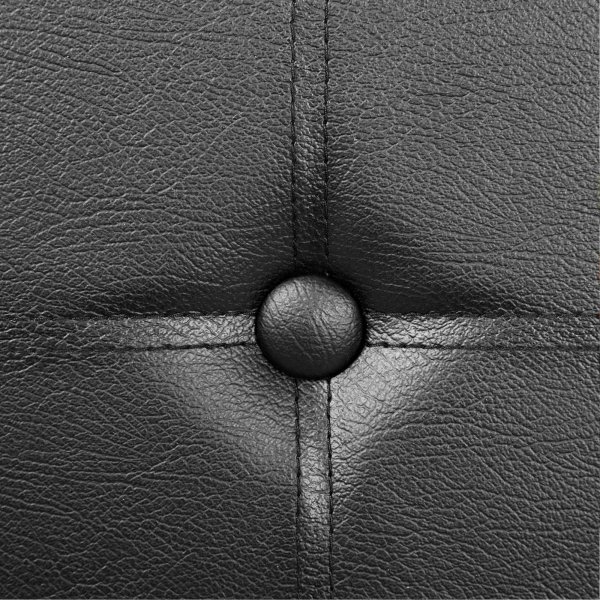 Hanibal sittpuff med förvaring - Svart Hanibal sittpuff med förvaring - Svart