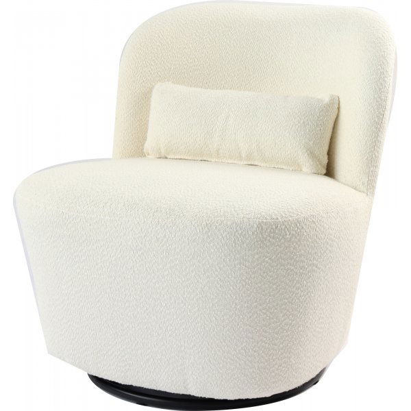 Snurrbar 360� f�t�lj - Beige teddy