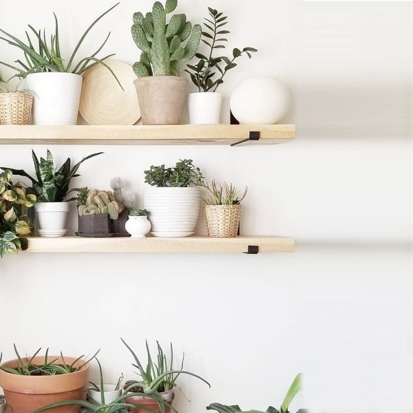 Lamba wandplank 8 - Zwart/eiken Lamba wandplank 8 - Zwart/eiken