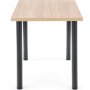 Buno matbord 120 cm - Sonoma ek/svart