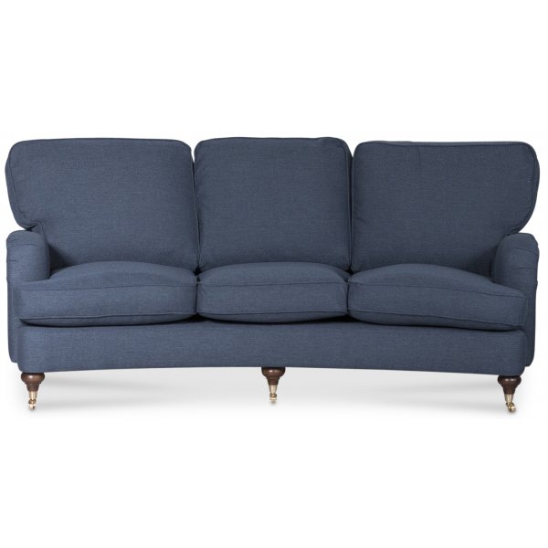Howard Watford deluxe 3-sits svängd soffa - Navyblå Howard Watford deluxe 3-sits svängd soffa - Navyblå
