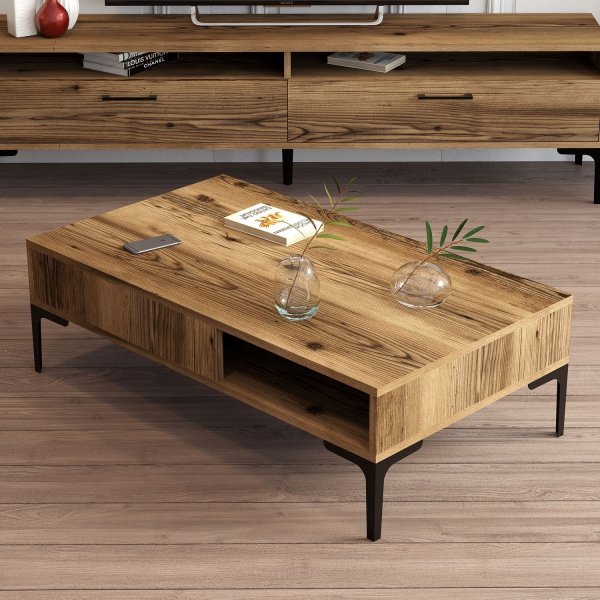 Table basse Istanbul 105 x 60 cm - Noyer Table basse Istanbul 105 x 60 cm - Noyer