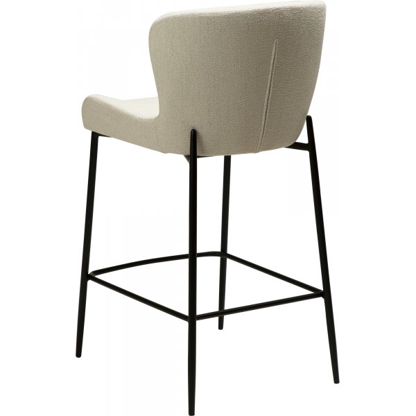 Chaise de comptoir Glam - Simply beige boucle/noir Chaise de comptoir Glam - Simply beige boucle/noir