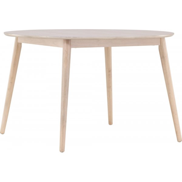 Flora matbord Ø120 cm - Whitewash Flora matbord Ø120 cm - Whitewash