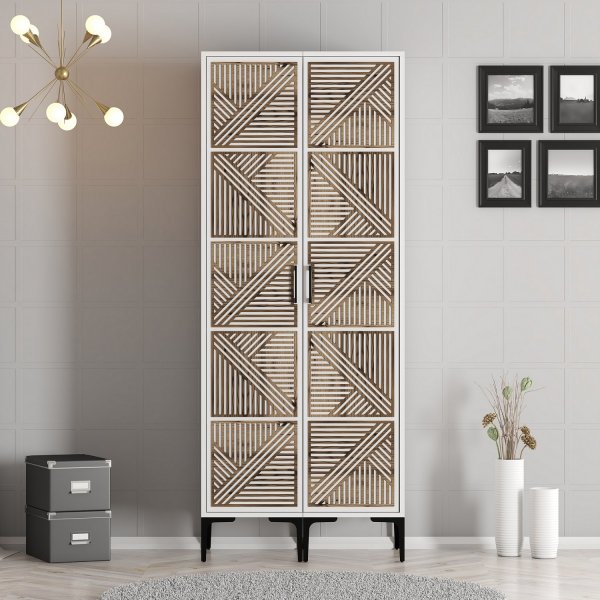 Armoire Kumsal 5 Blanc Armoire Kumsal 5 Blanc