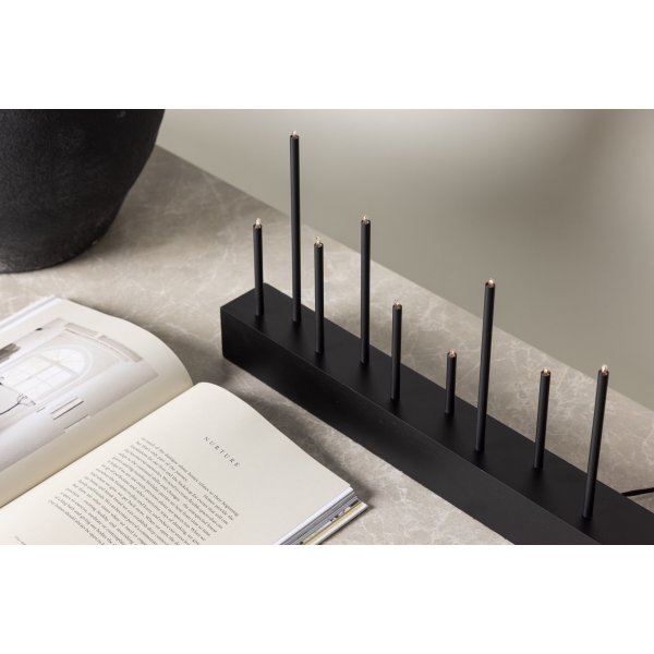 Kungsberget ljusstake - Svart Kungsberget ljusstake - Svart