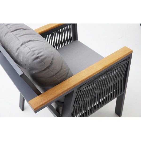 Capella loungegrupp - Antracit