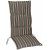 Vinge dyna till positionsstol och hammock - Beige/Svart/Vit/Brun (randig) + Reng�ringsmedel f�r utem�bler
