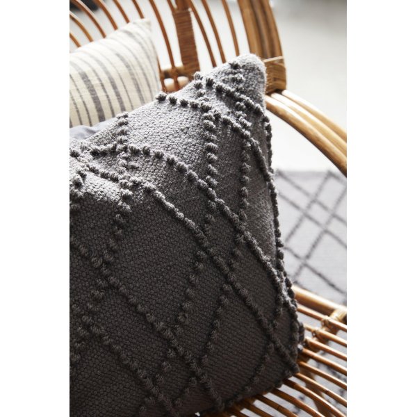 Alma kussenhoes 50 x 50 cm - Grijs