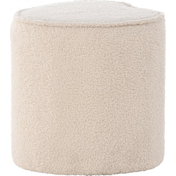 Pouf Coeur - Teddy beige