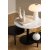 Table basse Lahti 60/40/40 cm - Blanc/noir