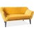 Karo 2-sits soffa - Orange sammet