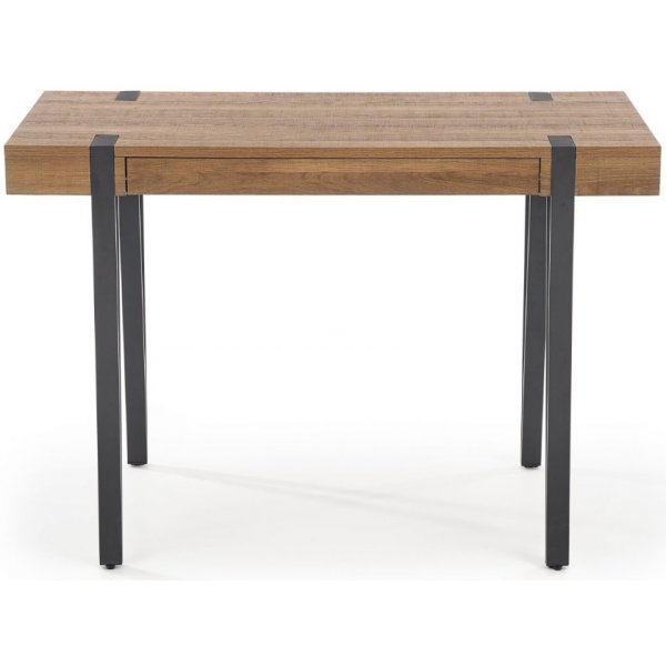 Paul Skrivbord med förvaring 110x55 cm - Valnöt/svart Paul Skrivbord med förvaring 110x55 cm - Valnöt/svart