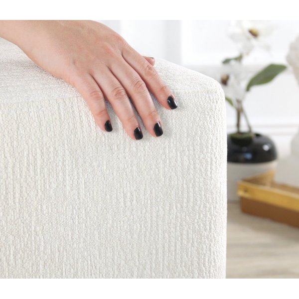 Borgot sittpuff - Cream