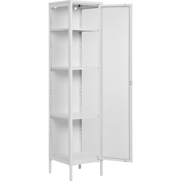 Brisbane vitrinekast 40x35x180 cm - Wit Brisbane vitrinekast 40x35x180 cm - Wit