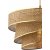 Couper taklampa - Beige/guld