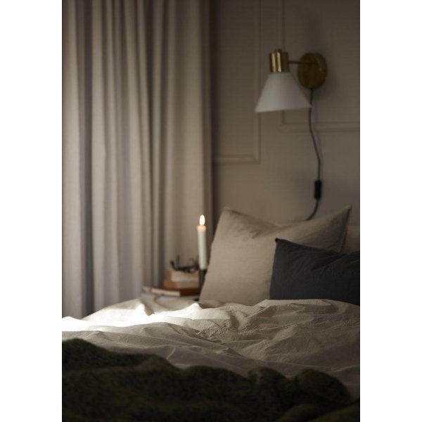 Parure de lit broderie Amie 150 x 210 cm - Café glacé Parure de lit broderie Amie 150 x 210 cm - Café glacé