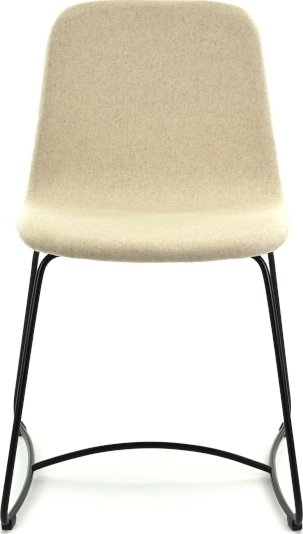 Chaise de salle  manger Hips avec base en mtal - Rembourrage en option