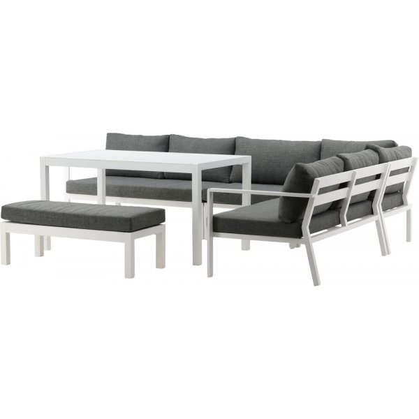 Groupe de canapés d'angle Ramos - Noir Groupe de canapés d'angle Ramos - Noir