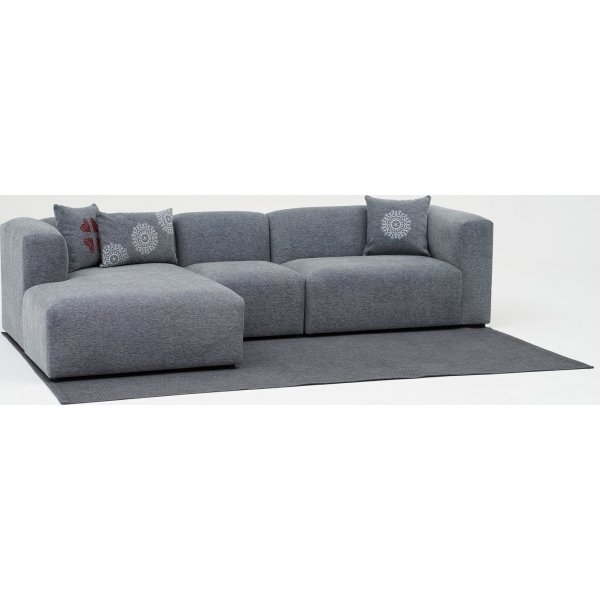 Linden divansoffa vänster - Grå Linden divansoffa vänster - Grå