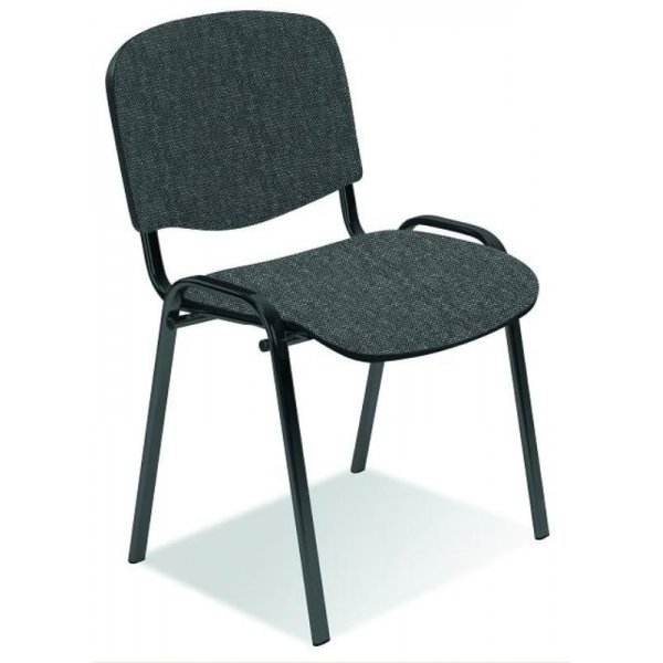 Bernt kontorsstol C73 - Svart-gr
