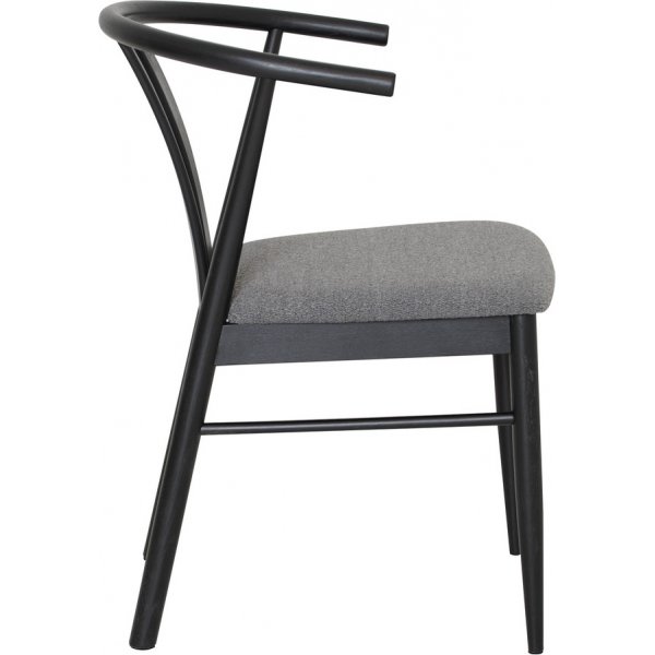 Chaise de salle  manger Jive - Gris/noir